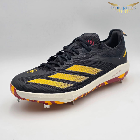 Adidas Adizero Electric+ Black Baseball Cleats Grambling State Men\'s Sz 7 New main image 5